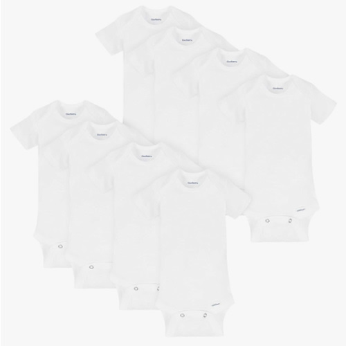 Amazon.com: Gerber Baby 8-Pack Short Sleeve Onesies Bodysuits, Solid White, 0-3 Months: Clothing, Shoes & Jewelry