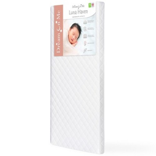 Dream on Me Holly 2 Inch Portable Crib Mattress, 36x18, Waterproof Cover