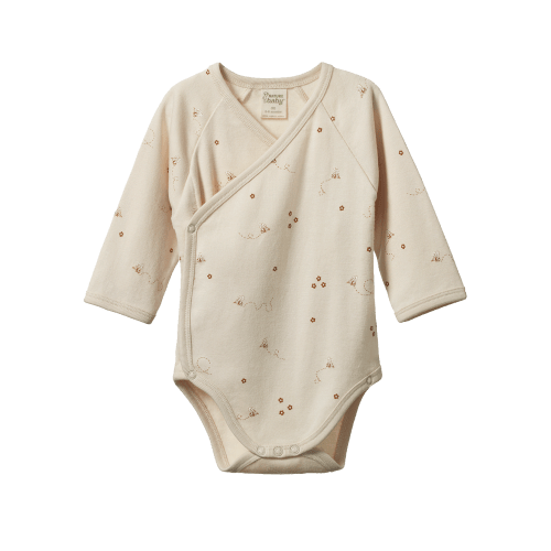 Long Sleeve Kimono Bodysuit