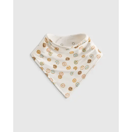 Baby Bamboo Bib in Yummy Donuts