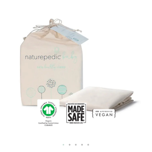 Waterproof Organic Crib Mattress Protector Pad