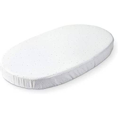 Stokke Sleepi Fitted Sheet by Pehr V2, Rainbow Dot - Not Compatible with Sleepi Bed Mattress Made After August 2022-100% Cotton