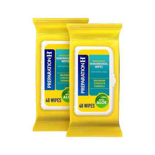 Preparation H Hemorrhoid Wipes With Witch Hazel - 96 Count