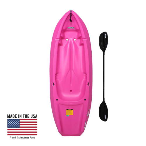 Lifetime Wave Youth 6 ft Sit-On-Top Kayak with Paddle, Pink (90098)