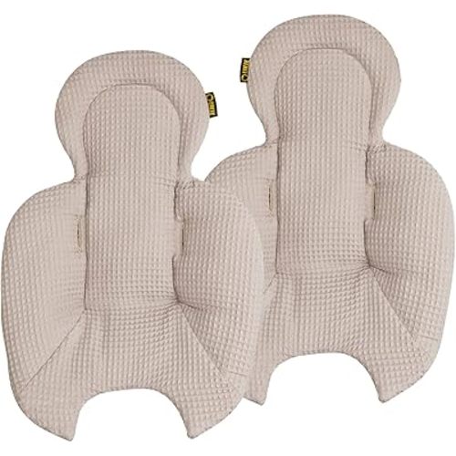 Ukje Swing Insert Rocker Cover Compatible with 4moms mamaRoo 5 Rockaroo Swing, Swing Accessories with Reversible Design, Easy to Install, Handmade in Europe - Taupe