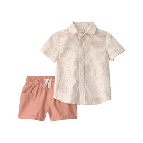 little planet by carter's Unisex Baby 2-piece Shorts Set Made With Organic Cotton