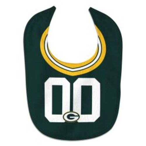 Green Bay Packers Wincraft All Pro Uniform Baby Bib at the Packers Pro Shop