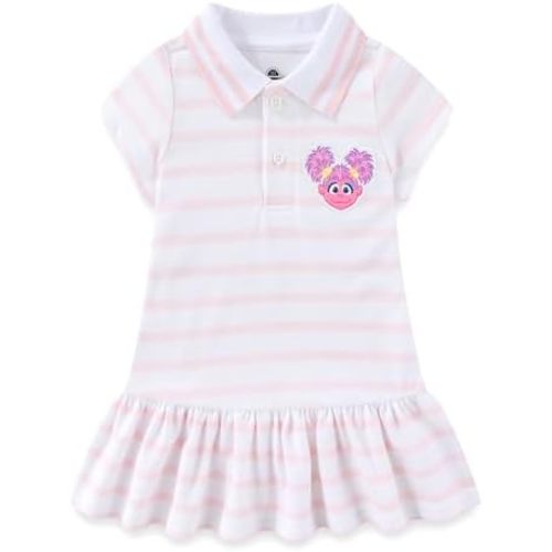 Sesame Street Elmo Abby Cadabby Baby Girls Tennis Dress for Infant and Toddler