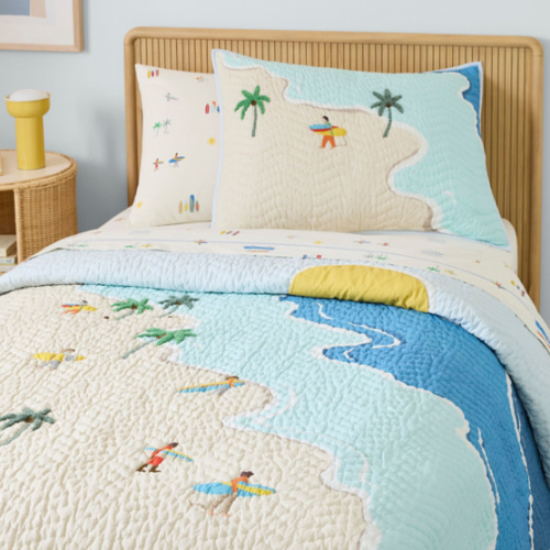 Surf Shack Quilt & Shams | West Elm