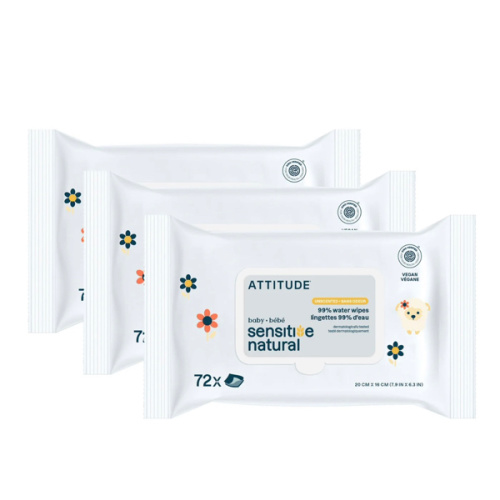 Natural Baby Wipes for Sensitive Skin I ATTITUDE