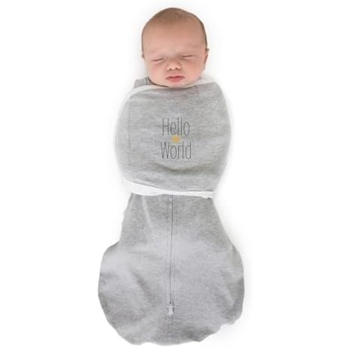 SwaddleDesigns 6-Way Omni Swaddle Sack, Arms Up Swaddle for Newborn, More Options to Calm Startle Reflex, Improves Sleep