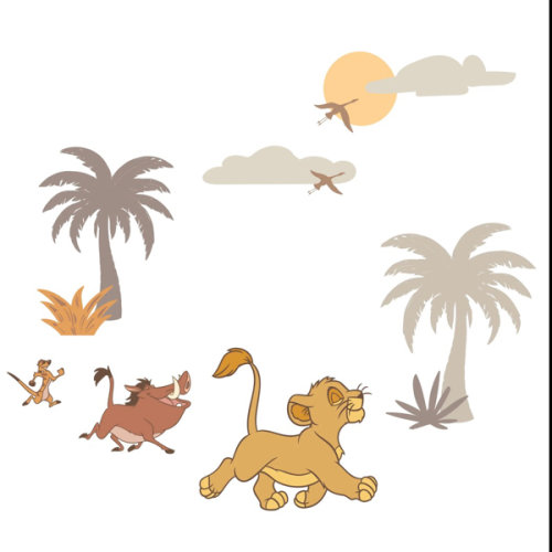 Lion King Safari Wall Decals
