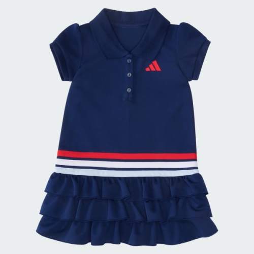 SS RUFFLE POLO DRESS SET