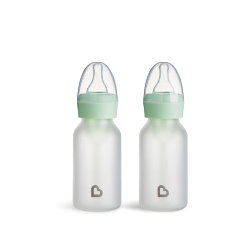 Bond® Silicone Glass Bottle 4oz, 2pk | Munchkin