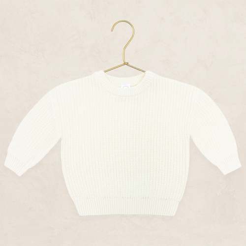 Knit Chunky Sweater - Ivory