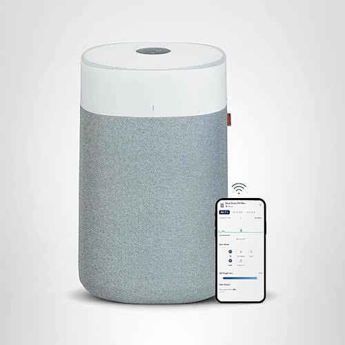 BLUEAIR Air Purifiers for Large Rooms, Cleans 3,048 Sqft In One Hour, HEPASilent Smart Air Cleaner For Home, Pets, Allergies, Virus, Dust, Mold, Smoke - Blue Pure 211i Max