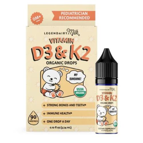 Organic Baby Vitamin D3&K2 Liquid Drops