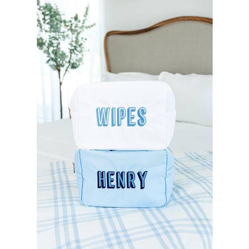 XL Monogrammed Pouch