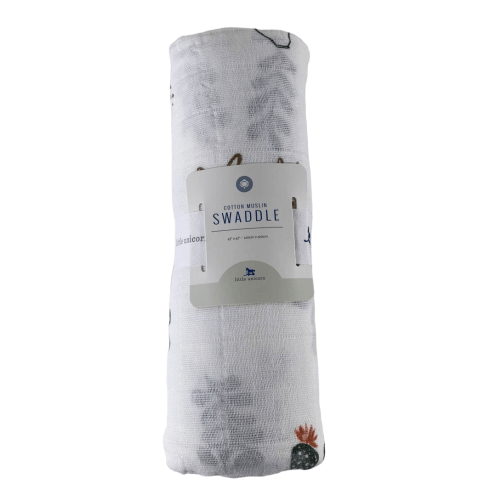 Little Unicorn Cotton Muslin Swaddle, Prickle Pots