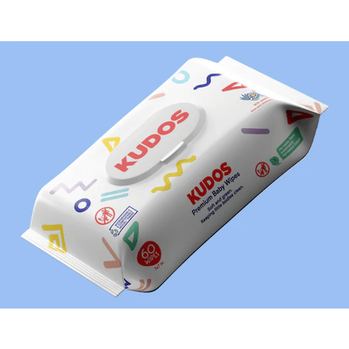 Kudos 100% Skin-Loving, Sustainable Wet Wipes