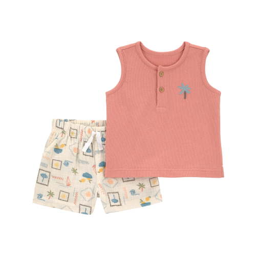 Carter's Child of Mine Baby Boy Outfit Set, 2-Piece, Sizes 0/3-24 Months