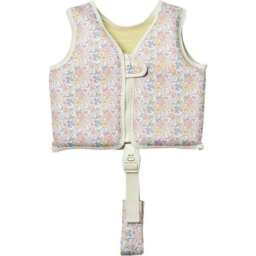SUNNYLiFE Swim Vest, 1-2 Years, Into The Garden Ditsy Floral, EPE/Natural Rubber/Polyester, 13.39x12.6x1.77 Inches, 1.27 lbs
