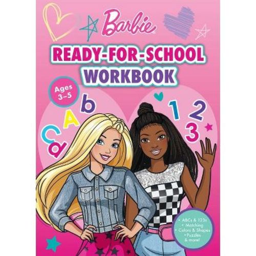 Barbie: Ready-For-School Workbook - by Mattel (Paperback)
