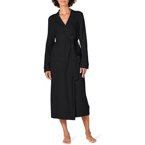 Amazon Essentials Women's Lightweight Waffle Bath Robe (Available in Plus Size)