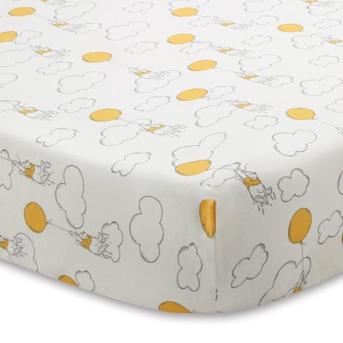 Disney Cot Fitted Sheet Winnie's Woodland