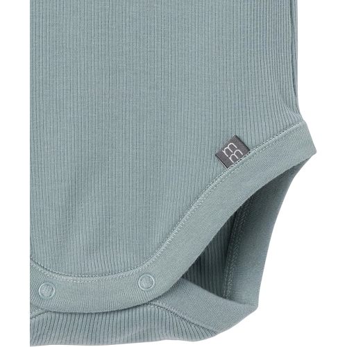 Modern Moments by Gerber baby-boys Ribbed 4-piece Sleevless Bodysuit & French Terry Short Set