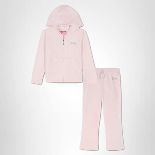 Juicy Couture Baby Girls' 2-piece Velour Set - Light Pink (18m)
