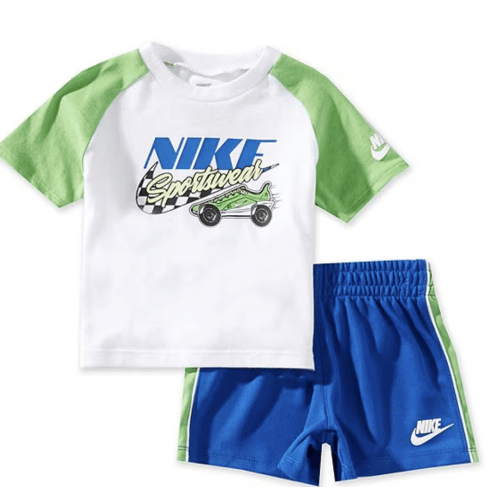 Baby Boys Short Sleeve Victory Lap Graphic Tee & Pull-On Shorts 2-Piece Set

Size 12month