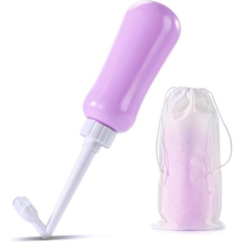 Portable Bidet Travel Large Capacity 15.8oz Personal Toilet Handheld Purple