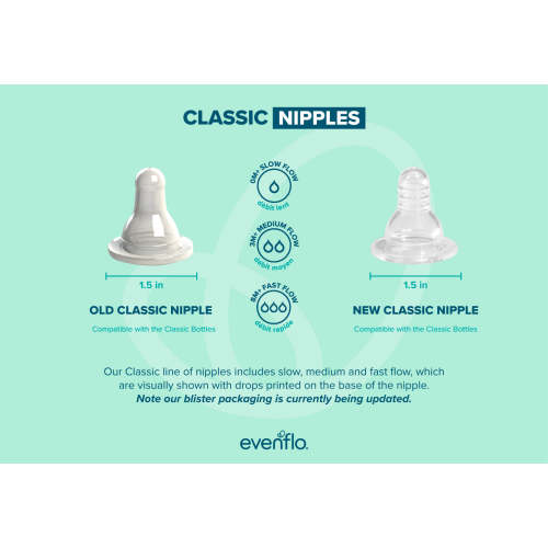Evenflo 🍼 Classic Nipples – Evenflo Feeding