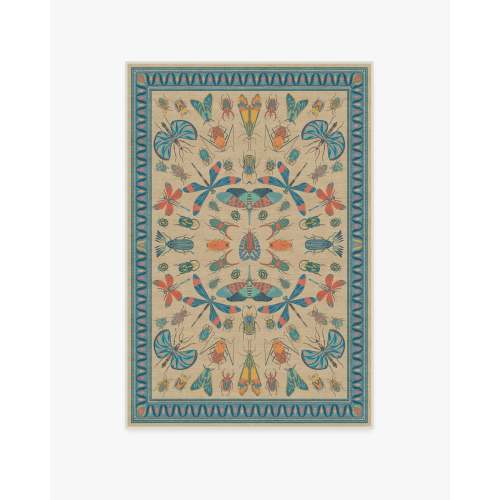 Flutterby Multicolor Rug by Iris Apfel | Ruggable US