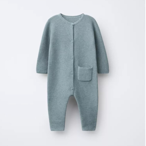 KNIT JUMPSUIT WITH LINKS - Green / Blue | ZARA United States