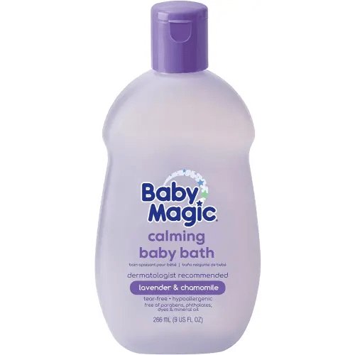 Baby Magic Calming Baby Bath |9oz | Lavender & Chamomile | Tear-Free, Free of Parabens, Phthalates, Sulfates and Dyes