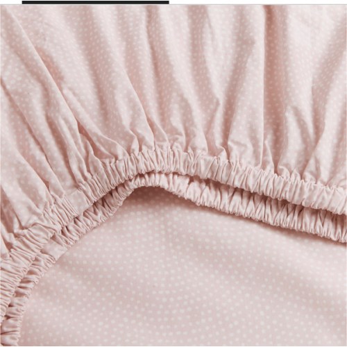 Batik Hushed Violet 100% Organic Cotton Baby Fitted Crib Sheet by Leanne Ford