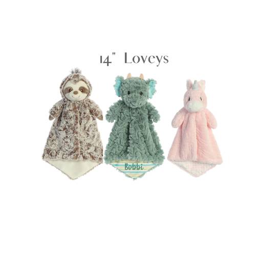 Personalized Baby Lovey: Embroidered Newborn Security Blanket