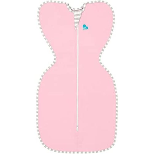 Love to Dream Swaddle UP, Dramatically Better Sleep, Allow Baby to Sleep in Their Preferred arms up Position for self-Soothing, snug fit Calms Startle Reflex, Pink, Small, 8-13 lbs