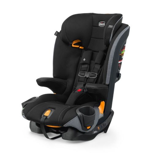 Chicco MyFit ClearTex Harness + Booster Seat - Raven: Fits 3 Across, LATCH Compatible, Machine Washable, Cup Holder