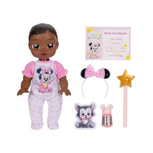 Disney Darlings Deluxe Feature Doll: Minnie - Dark Brown Hair/Brown Eyes
