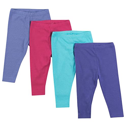 Hanes Baby-Girls Baby Leggings, Ultimate Flexy Knit Pants Boys & Girls, 3-Pack