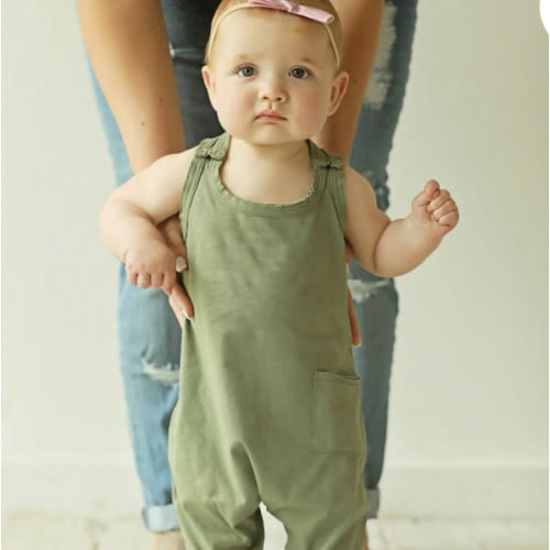 Kids' Olive Romper | Be Mi Los Angeles