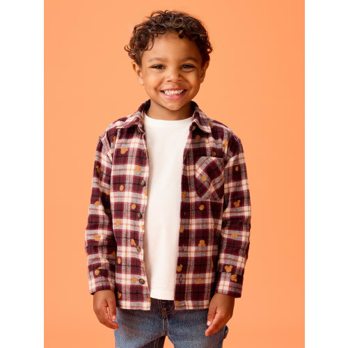 Old Navy x Disney Mickey Mouse Flannel Unisex Shirt for Toddler