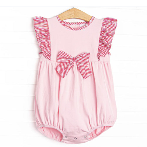Rosey Red Bow Bubble, Pink – Stitchy Fish