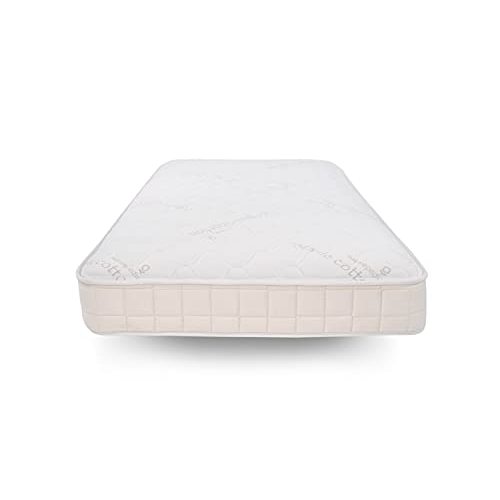 Naturepedic Organic Kids 2-in-1 Mattress - Full Size with Quilted Top & Waterproof Layer - Firm & Comfortable for Trundle & Bunk Beds