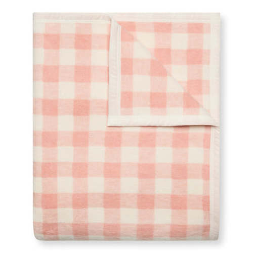 Cozy Gingham Powder Blanket