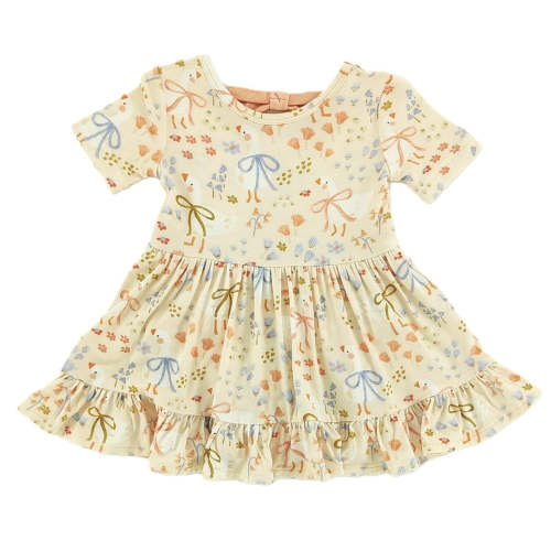 Darling Goose Short Sleeve Bamboo Bodysuit Dress