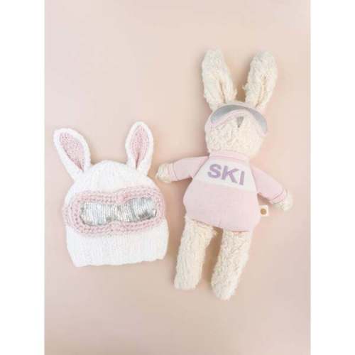Bunny Ski Goggles Hat and Plush Toy - The Blueberry Hill | Maisonette
